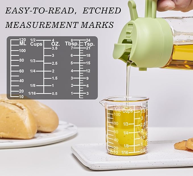Ackers Etching Scale Glass Measuring Cup Set-V-Shaped Spout，Includes 60ml(2OZ), 120ml(4OZ), and 250ml(8OZ) Glass Measuring Beaker for Kitchen or Restaurant, Easy to Read