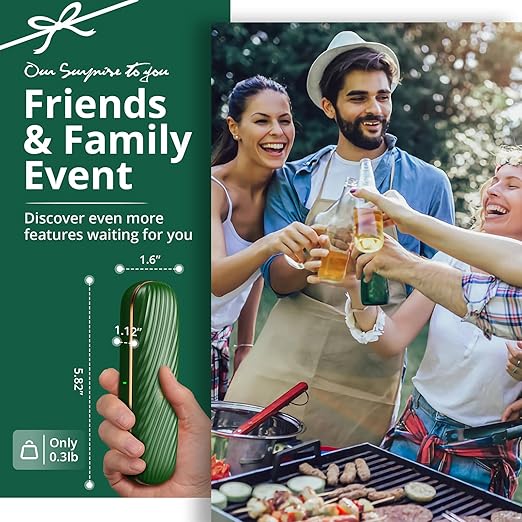 Meat Thermometer Digital Wireless, Bluetooth Smart Meat Thermometer with APP 500FT Remote for Grilling and Smoker,Portable Cooking Temperature Probe for Oven, Outside Grill and BBQ | IP67 Waterproof