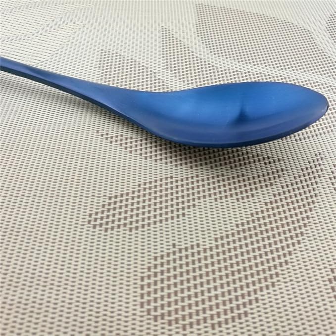 6-Piece Flatware Set,Extra Thick Heavy Duty - 18/10 Stainless Steel Cutlery Sets,High Matte Blue Finish Silverware Flatware Sets Service for 1, Use for Home,Kitchen Utensil Set