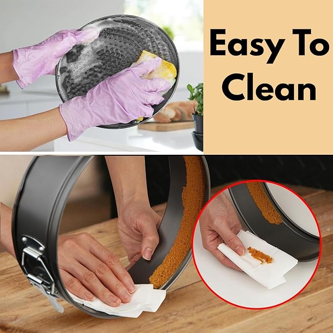 9 inch springform pan for cheesecake, Nonstick, Leak-proof Cheesecake Pans for Baking cakes, Cheese Cake & Pies with Removable Bottom - Easy to Clean