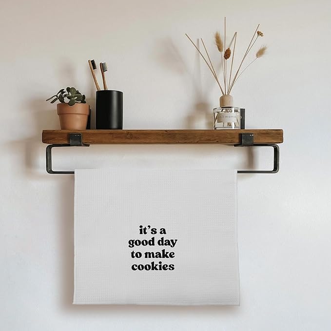 Baking Towels, Tea Towels for Baking, Gifts for Bakers, Cookie Lovers, Cooks, 16x24 (08)