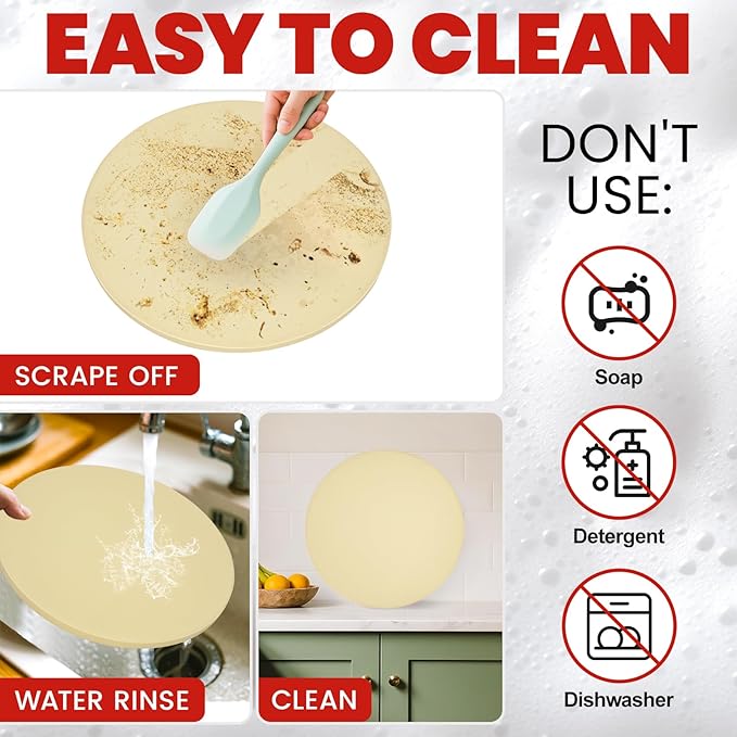 GOOD GAIN Pizza Stone for Oven Grill - Cordierite Baking Stone for Bread, Pies | 15'' Round Oven Stones for Cooking | Indoor,Outdoor | Durable, Heat Shock Resistant (Beige)