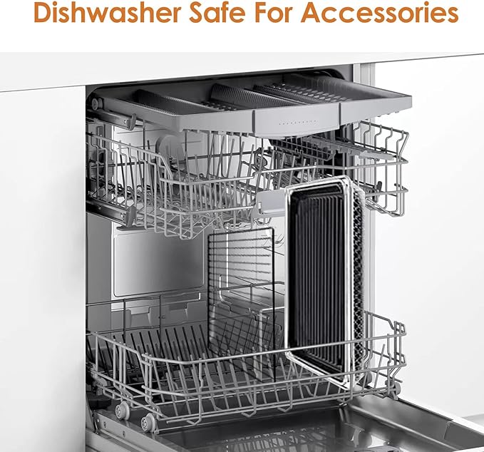 NUWAVE Bravo XL Air Fryer Convection Toaster Oven Countertop, 112-in-1 Smart Grill Combo with Original Flavors & Marks, Adjustable Heating Zones for Pizza, Roast, Bake, 50-500°F, Stainless Steel, 30QT