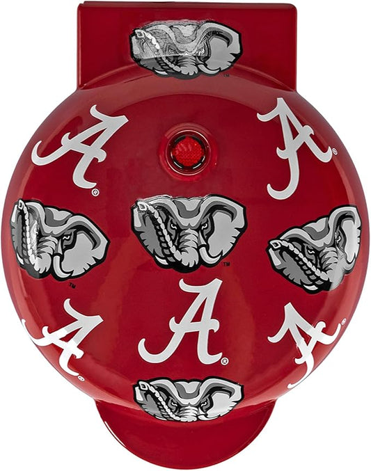 Uncanny Brands Alabama Crimson Tide Mini Waffle Maker - Small Kitchen Appliance