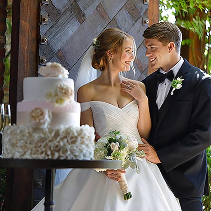 Aluminum Round Cake Pans, 3pcs Nonstick Baking Pan with Removable Bottom 4/6/8 Inches Cheese Cake Mold Straight Edge for Wedding Birthday Anniversary or Party Event