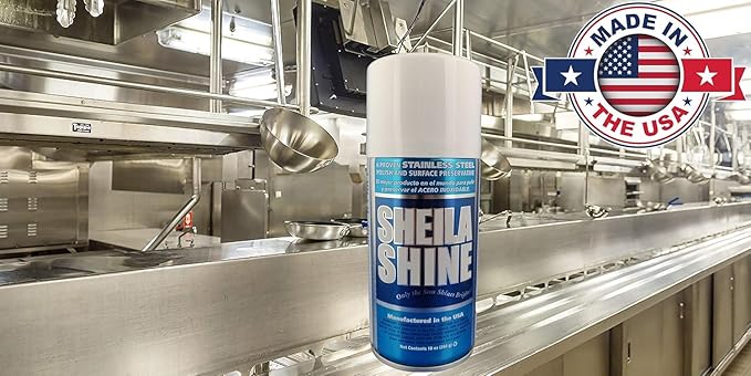 12 x 10oz Stainless Steel Cleaner and Polish - Removes Grease, Fingerprint & Watermark - Kitchen Appliances, Refrigerators, Sinks, Ovens & Grills - Streak Free Shine - Stainless Steel Sprays Cleaner
