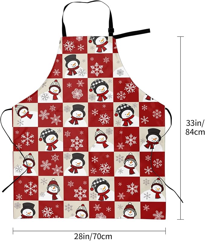 Funny Animal Apron with 2 Pockets Waterproof for Men Women Kitchen Garden Decor
