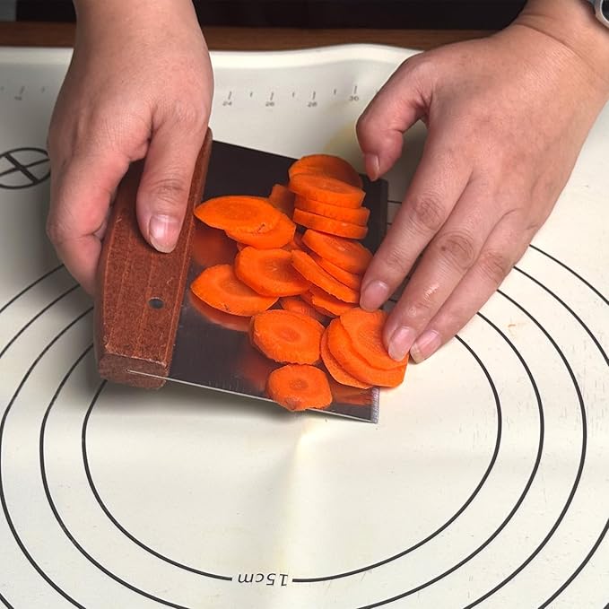 Vovoly Multipurpose Bench Scraper Kitchen Utensil for Flat Top Griddle, Dough Scraper Cutter for Bread and Pizza Cutter - Stainless Steel Metal Griddle Scraper Chopper