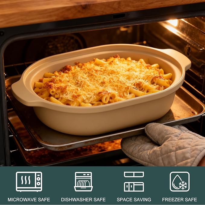 MAGNIFIQUE 4 Quart Programmable Casserole Slow Cooker, 8-in-1 Multi Cooker with Removable Non-Toxic Stoneware Crock, Claypot Slow Cooker, Rice-cooking, Nonstick, Oven Safe Pot to 450°F, Brown