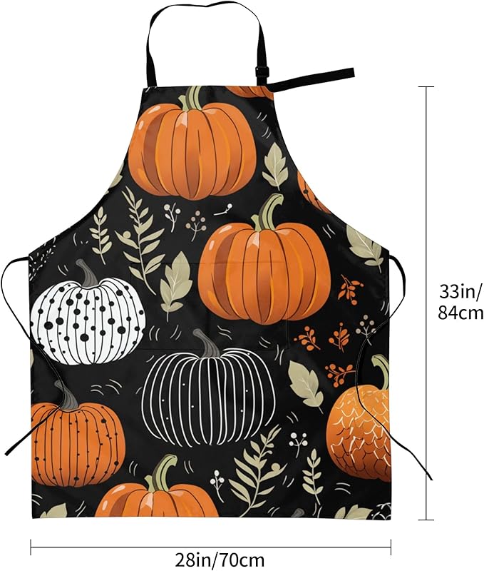 Funny Animal Apron with 2 Pockets Waterproof for Men Women Kitchen Garden Decor