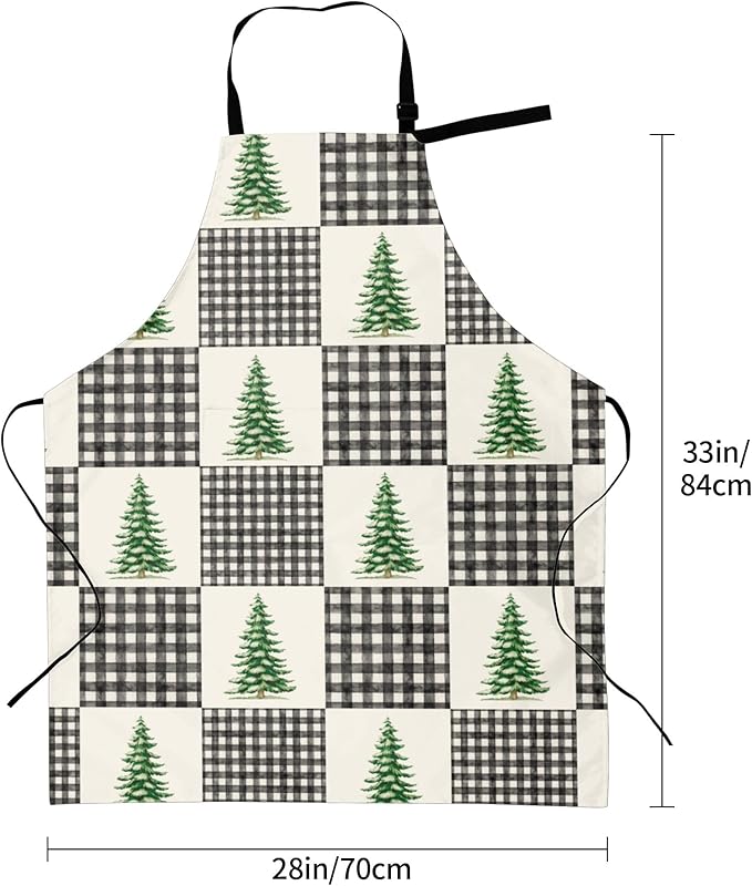 Funny Animal Apron with 2 Pockets Waterproof for Men Women Kitchen Garden Decor