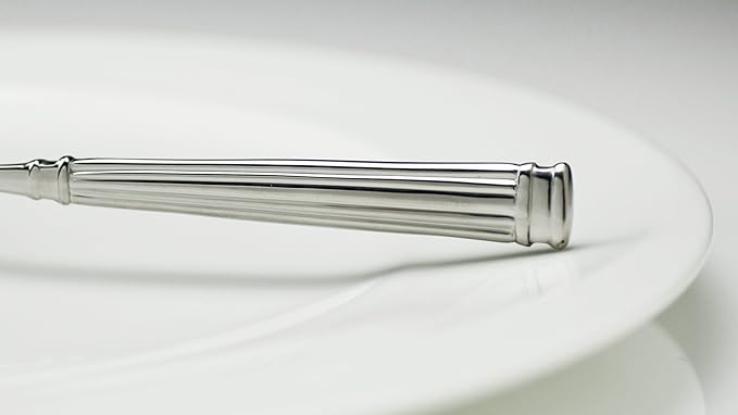 Fortessa Doria 18/10 Stainless Steel Flatware Appetizer/Cake Fork, Set of 12