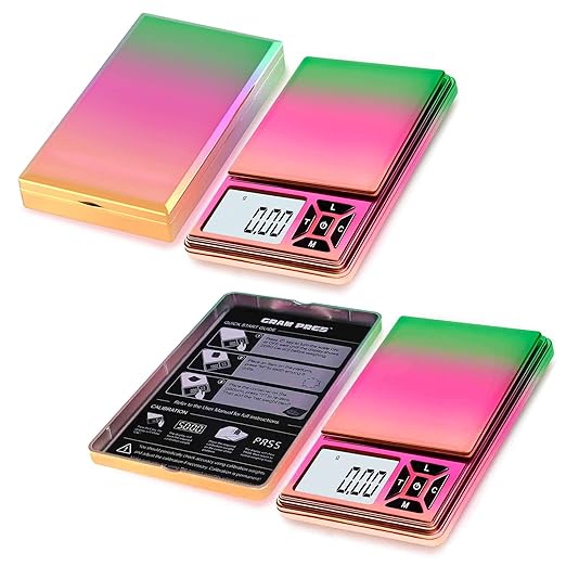 Digital Pocket Scale 300g/0.01g Accuracy，Small Jewellery Coin Powder Scale Digital Gram and Oz with 50g Cal Weights，Digital Gram Scale