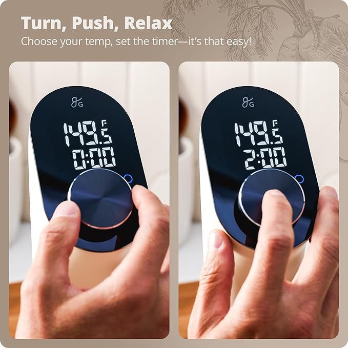 Greater Goods Kitchen Sous Vide Machine - Precision Cooker, Immersion Circulator, Brushless Motor, 1100 Watts (Birch)