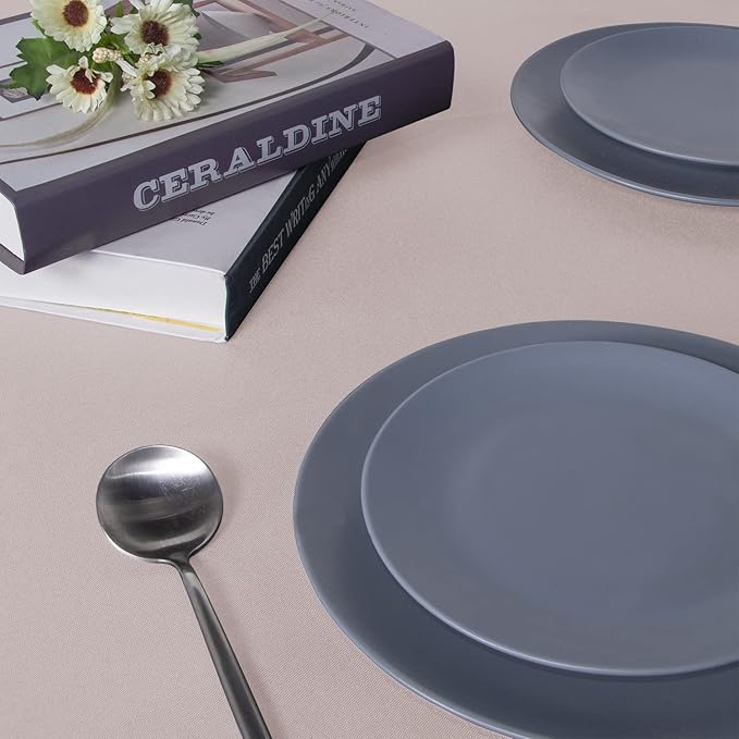 sancua Rectangle Tablecloth - 70 x 90 Inch - Stain and Wrinkle Resistant Washable Polyester Table Cloth, Decorative Fabric Table Cover for Dining Tables, Buffet Parties and Camping, Blush