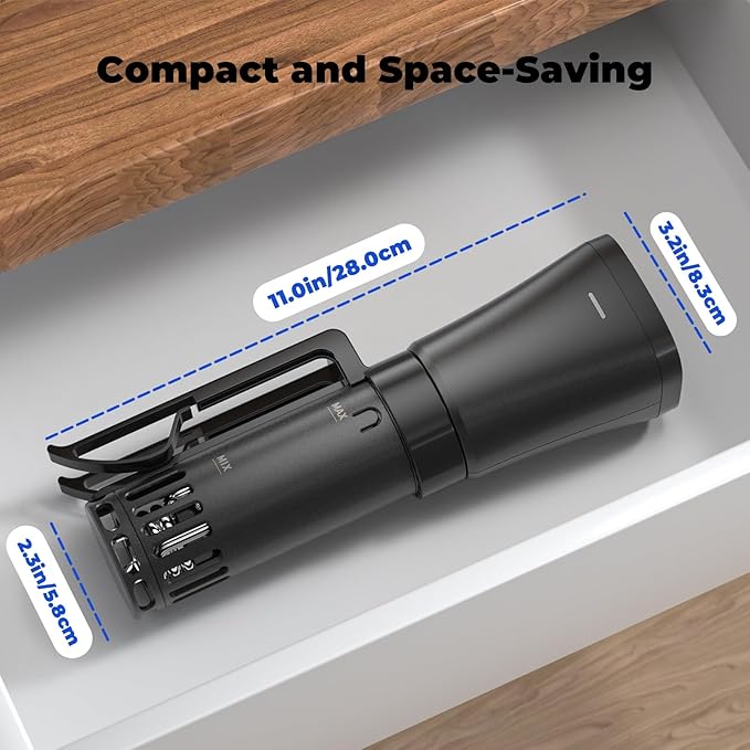 Sous Vide Machine Cooker, Immersion Circulator with Recipe, 1000W, Delay Start Function, Temp and Time Digital Display Control