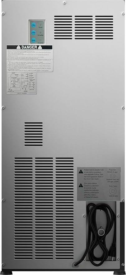 EdgeStar IB450SS 50 Lb. 15 Inch Wide Undercounter Clear Ice Maker - Stainless Steel