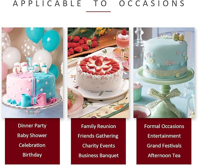 TeamFar 6 Inch Cake Pan, Round Cake Pan Tier Baking Pans Set Stainless Steel, Fit in Pot Pressure Cooker Air Fryer, Healthy & Toxic Free, Mirror Finish & Sturdy, Oven & Dishwasher Safe - Set of 3