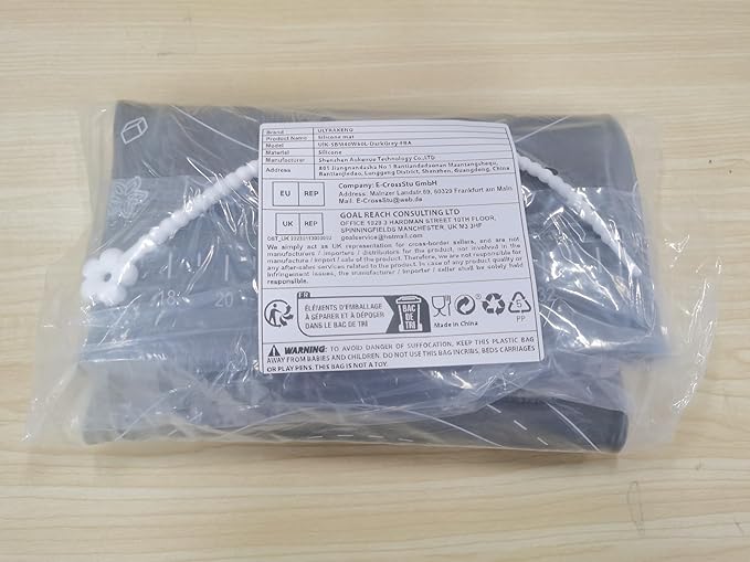 Silicone Baking Mat 24" x 16" Extra Thick Non-stick Pastry Mat with Measurements and Edge Heightening, Food Grade Silicone for Countertop Dough Rolling Making Bread, Cookies, Pizza, Fondant, Pasta