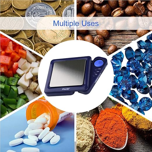 American Weigh Scales Blade Series 650g x 0.1g Digital Pocket Scale 0.1g Accuracy | Precision Mini Scale, Small Digital Gram Scale for Kitchen, Gold, Gems & Coin Scale, Smart Digital & Compact Scale
