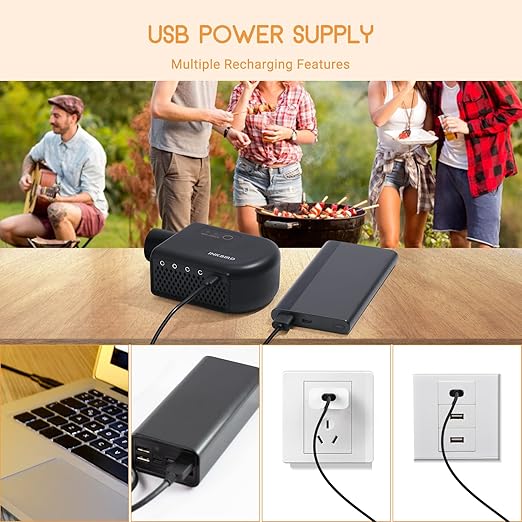 Wi-Fi & Bluetooth BBQ Smoker Temperature Controller with Automatic Smoker Fan, INKBIRD ISC-027BW Grill Thermometer with 4 Probes for Big Green Egg, Kamado Joe, Primo, Vision Grill, Akorn Kamado, Weber