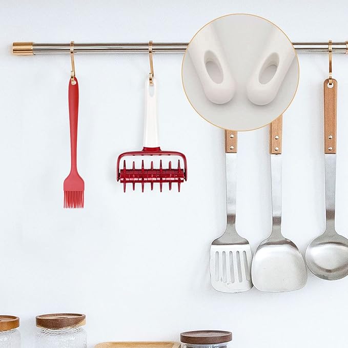 4 pcs Pizza Tool Set Including Pastry Pizza Roller, Pizza Dough Docker that Time-Saving and Dough Cutter and Silicagel Pastry Brush (4 pcs)