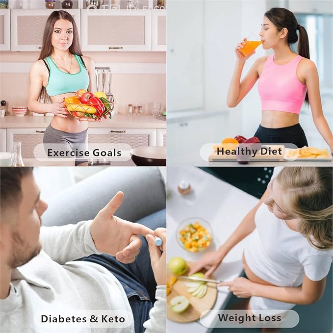 Smart Digital Food Scale Grams and Ounces, Kitchen Food Scale with Nutritional Calculator,Food Weight Scale for Weight Loss,Keto, Macro,Calorie,Cooking,Meal Prep 0.1g/3kg,6 Units,LCD Display