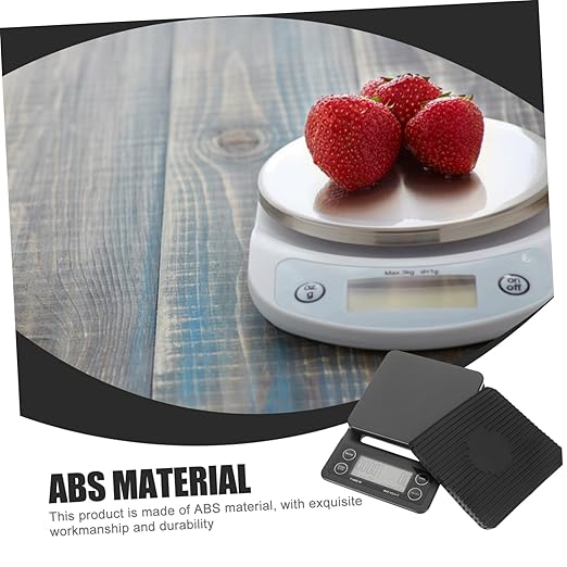 Multifunctional Kitchen Electronic Scale Precision Digital Coffee Timer Counter with Backlight LCD for Brewing and Baking