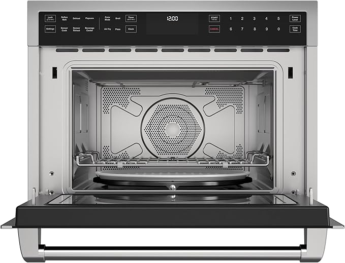 Thor Kitchen 24 Inch Built-In Air Fry Microwave Oven with Drop-Down Door