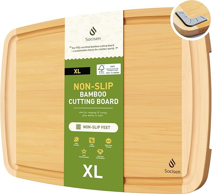 Bamboo Cutting Board Set Non Slip Feet Over Sink Acrylic Counter Lip Glass Plastic Smart Clear Countertop Marble Organizer Engraved Holder Flexible Round Black Stone Thin Bar White Commercial Metal