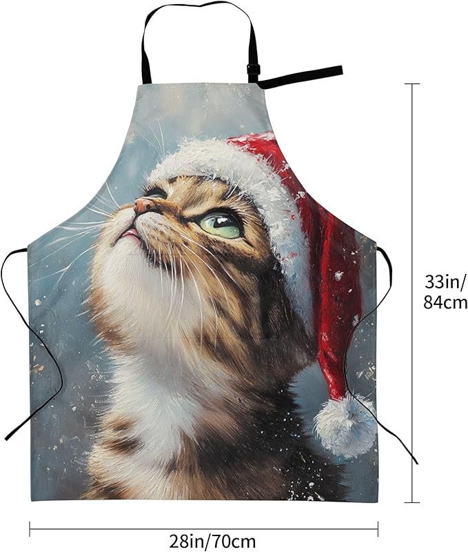 Funny Animal Apron with 2 Pockets Waterproof for Men Women Kitchen Garden Decor