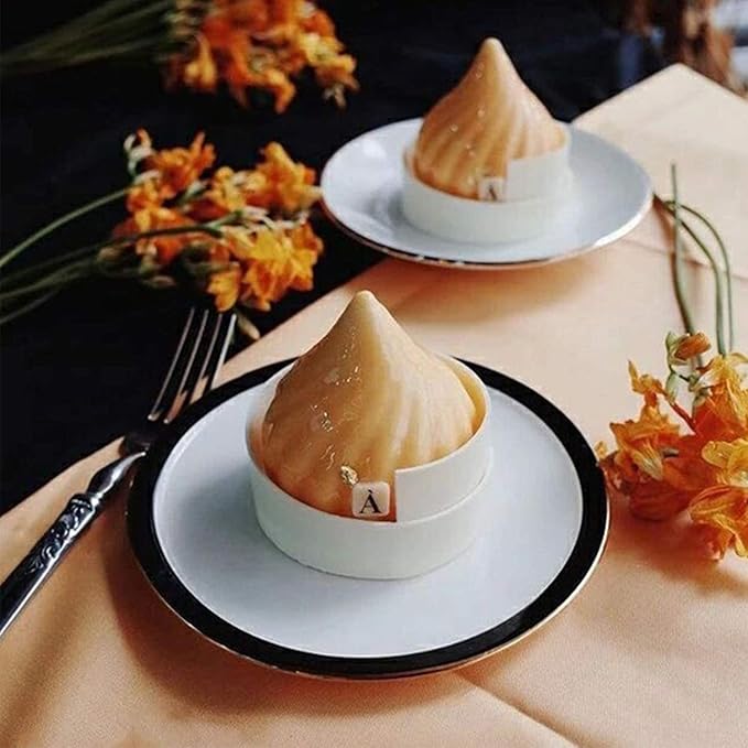 OCPO KITCHEN Russian Tale Silicone Mold for Baking Mousse Cake, Candy, Pastry, Chocolate, Cupcake, Jelly, Pudding, Cake Decoration Mold, 3D Russian Tale Shape (15-Cavity)