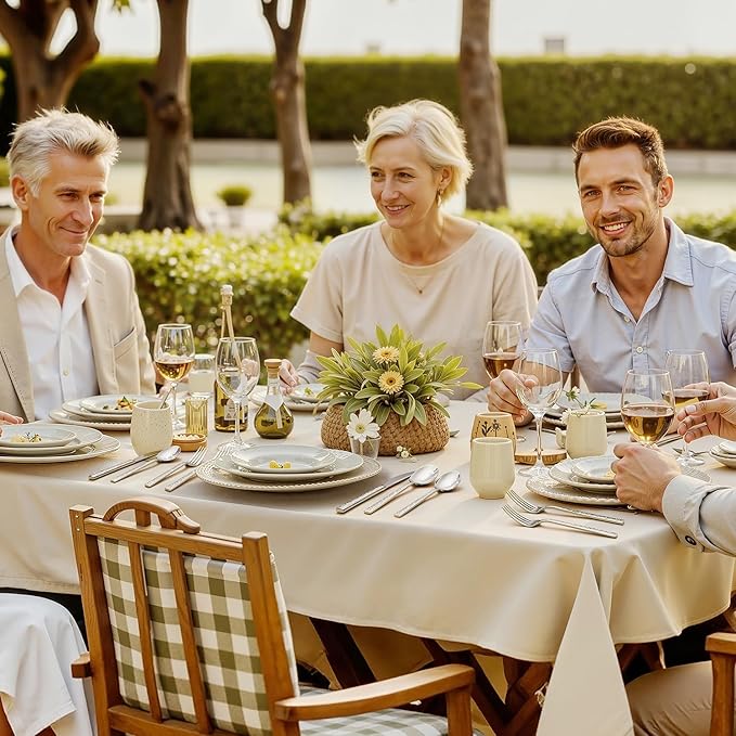 KINGSTONE 60 Piece Hammered Silverware Set, 18/10 Stainless Steel Flatware Set for 12, Cutlery Set for Home, Party, Wedding, Mirror Polished Dishwasher Safe