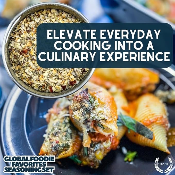 Global Foodie Favorites | Gourmet Seasoning and Rub Collection | Non GMO | All Natural | Small Batch | Artisan Spice Blends | Gourmet Gift | Authentic World Flavors | Made In USA | Handcrafted | #428