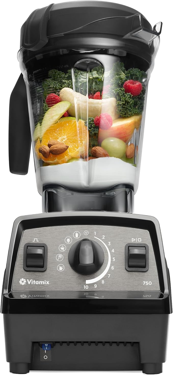 Vitamix Propel Series 750 Blender with Four Blending Programs, Self-Cleaning Program, Professional-Grade Blender for Smoothies, Soups and More, Stainless-Steel Blades, 64 Oz Container, Black