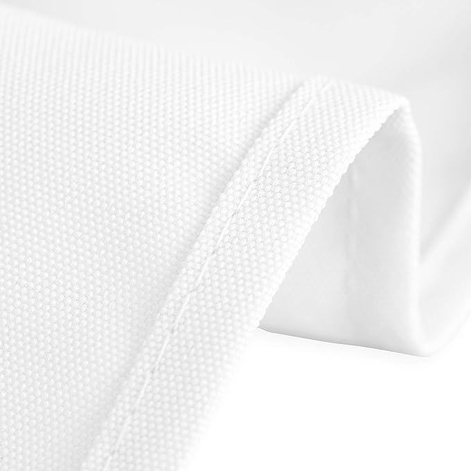 LinenTablecloth 70 x 120-Inch Rectangular Polyester Tablecloth White