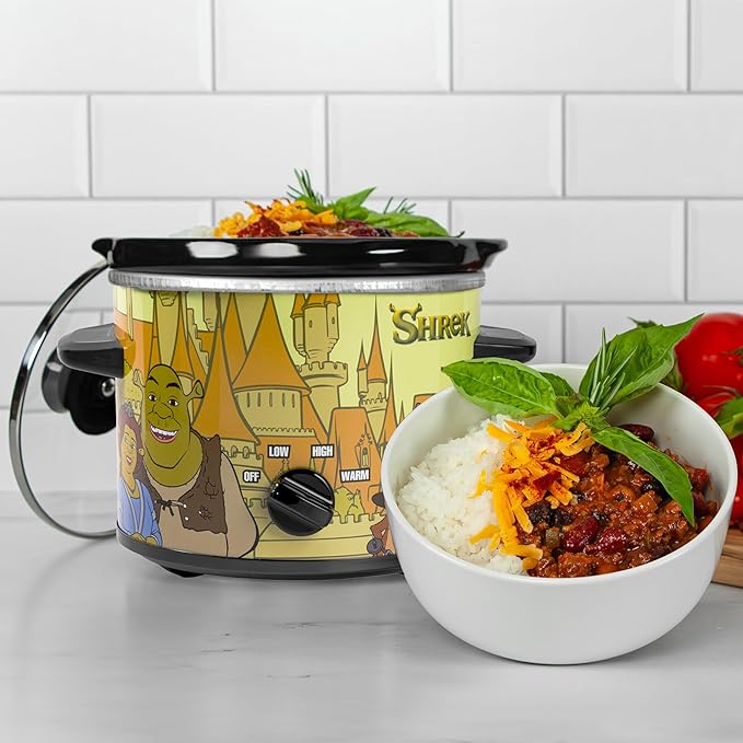 Uncanny Brands Shrek 2qt Slow Cooker - Small Kitchen Appliance