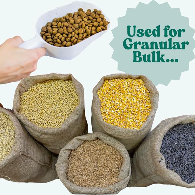 148 mL (148 CC | 5 Oz.) Long Handle Scoop for Measuring Coffee, Pet Food, Grains, Protein, Spices and Other Dry Goods (Pack of 5)