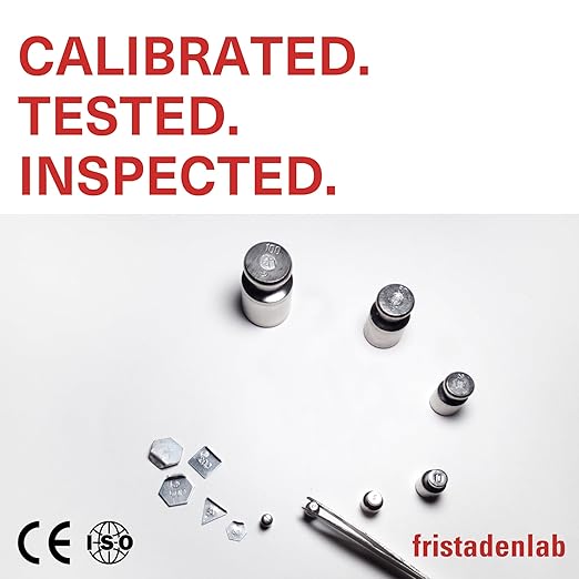 Fristaden Lab Counting Scale for Small Parts | 30 kg x 0.5 g | USA Company | Units: g, lbs, oz, kg | Calibration Certificate