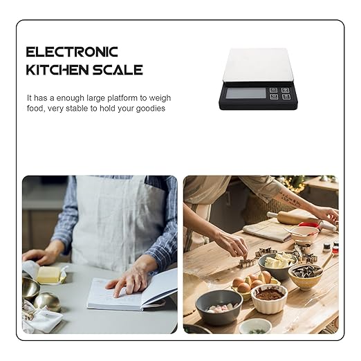 GLEAVI USB Rechargeable Mini Kitchen Gram Scale Precision Electronic Food Scale for Baking Cooking Jewelry Weighing with Tare Function Portable Professional Accessory