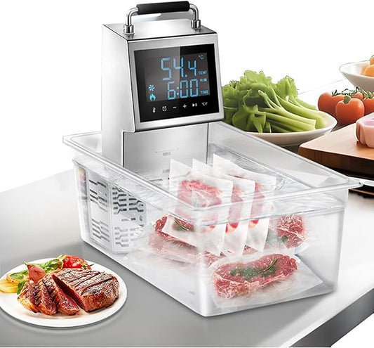 2000w Sous Vide Precision Cooker 80l Immersion Circulator Sous Vide Machine Portable Sous Vide Accurate Temperature and Time Control for Steak,Fish Fillet,Eggs