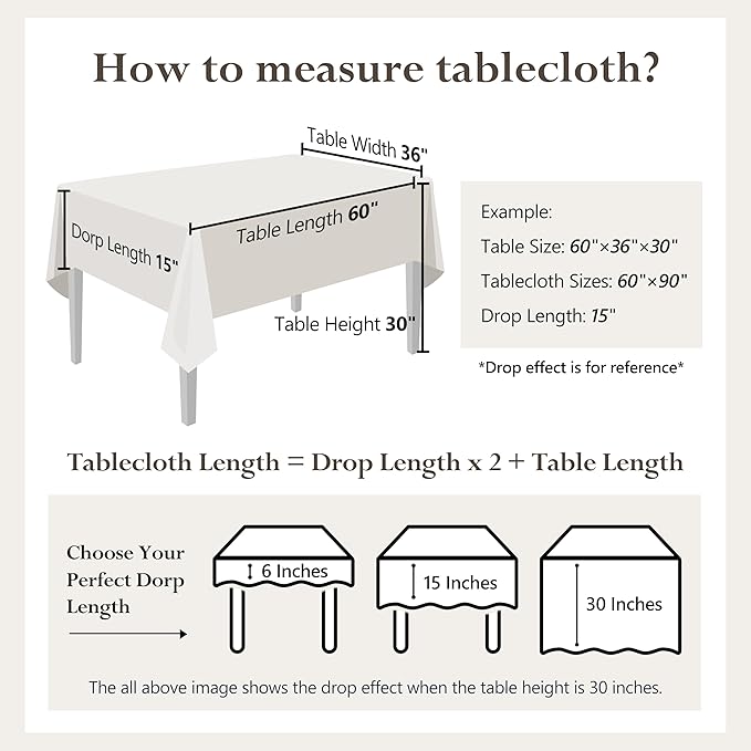 Linen World 100% Linen Gingham Tablecloth,60x90Inch Buffalo Check Table Cloth,Tablecover for Wedding,Dining,Decorative Fall Halloween Christmas Thanksgiving Tablecloth