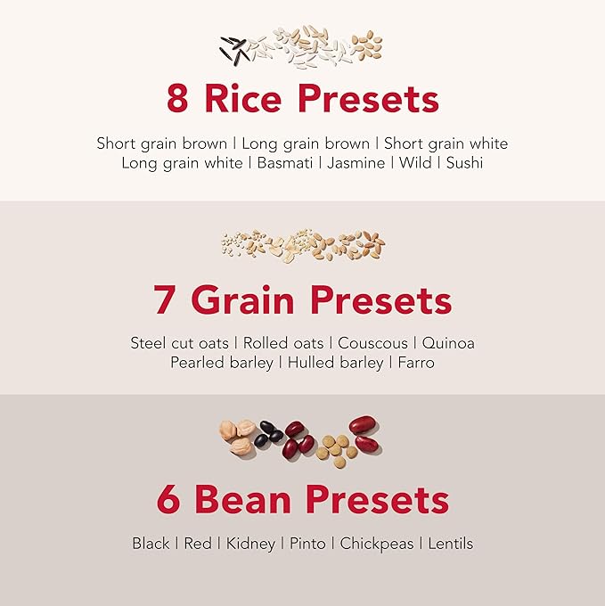 KitchenAid Grain and Rice Cooker 8 Cup with Automatically Sensing Integrated Scale + Water Tank, KGC3155, Black Matte