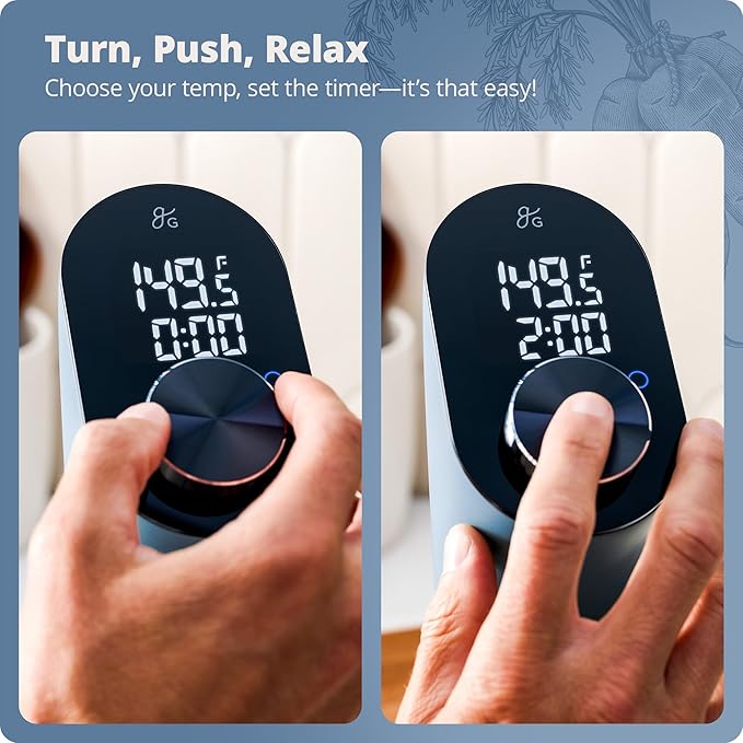 Greater Goods Kitchen Sous Vide Machine - Precision Cooker, Immersion Circulator, Brushless Motor, 1100 Watts (Stone Blue)