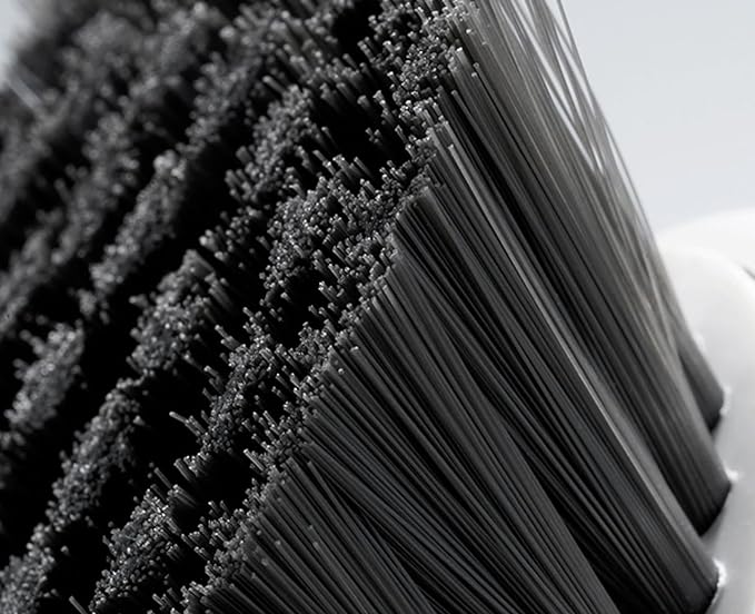 Dish Brush with Handle, Kitchen Scrub Brushes for Cleaning, Dish Scrubber with Nylon bristles for Sink, Pots, Pans(1Pack Grey Nylon bristles)