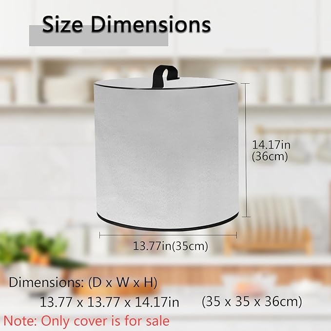 Dust Cover with 6 Quart Instant Pot, Heavy Duty Waterproof Pressure Cooker Cover for Instant Pot Duo 7-in-1 Electric Pressure Cooker/InstantPot Pro 6QT SlowCooker/InstantPot Duo Plus SlowCooker
