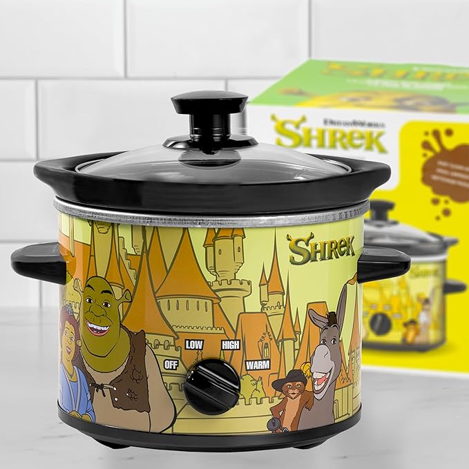 Uncanny Brands Shrek 2qt Slow Cooker - Small Kitchen Appliance