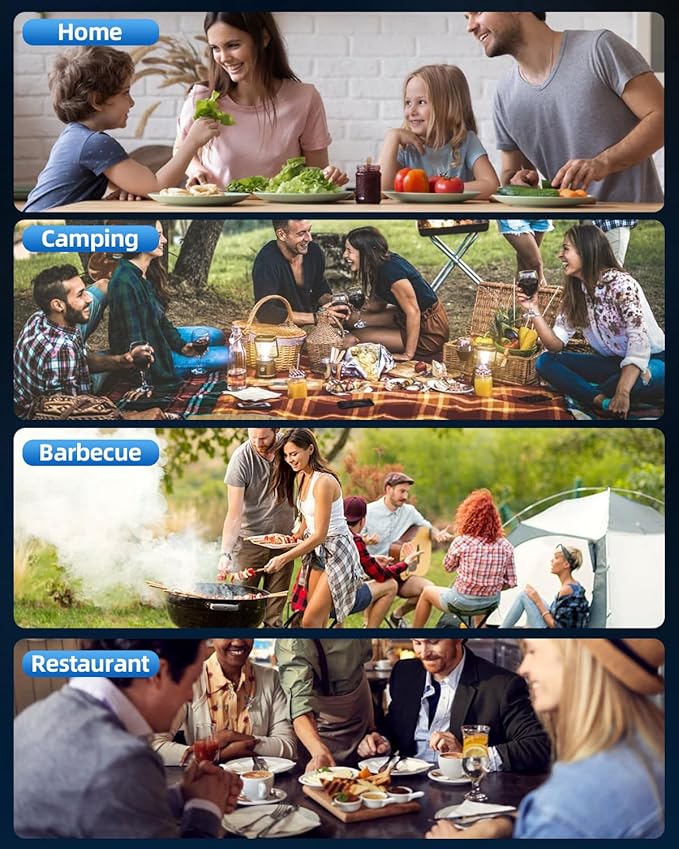 Gravity Electric Pepper and Salt Grinder Set, Adjustable Coarseness,with LED Light, One Hand Automatic Operation (Set/Light Green)