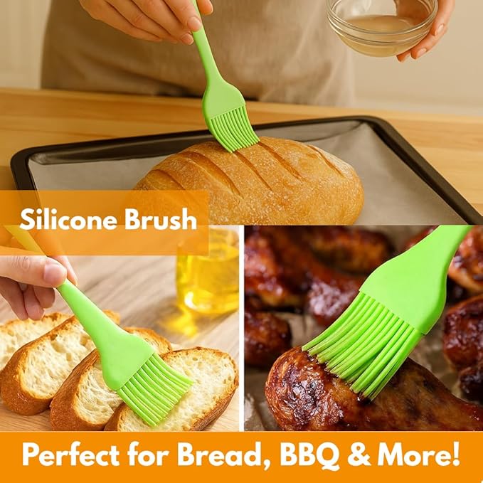 Sourdough Bread Baking Kit – 2 Banneton Proofing Baskets With Liners (9” Round & 10” Oval), Dough Whisk, Bread Lame With 5 Blades, Dough Scraper, Silicone Brush