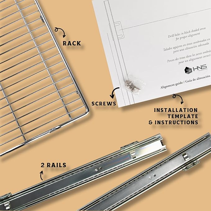 HOLDN’ STORAGE Pull Out Cabinet Organizer, Heavy Duty Caddy w/Lifetime Limited Warranty -14”W x 21”D - Requires At Least 15-1/4” Cabinet Opening, Steel Metal Cabinet Drawers Slide Out, Chrome